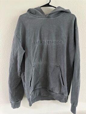 Embroidered "TALENTLESS"  Hoodie